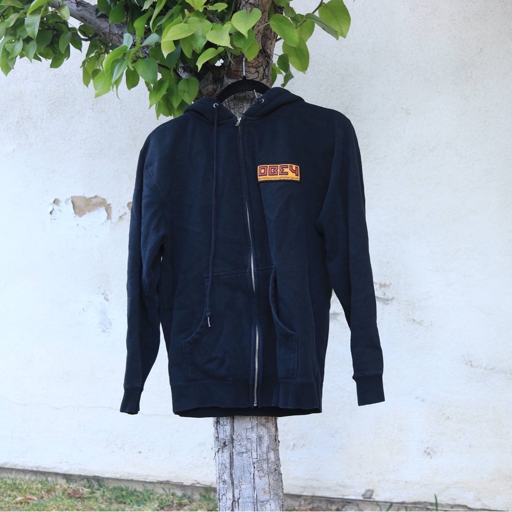 Obey hoodie black size small